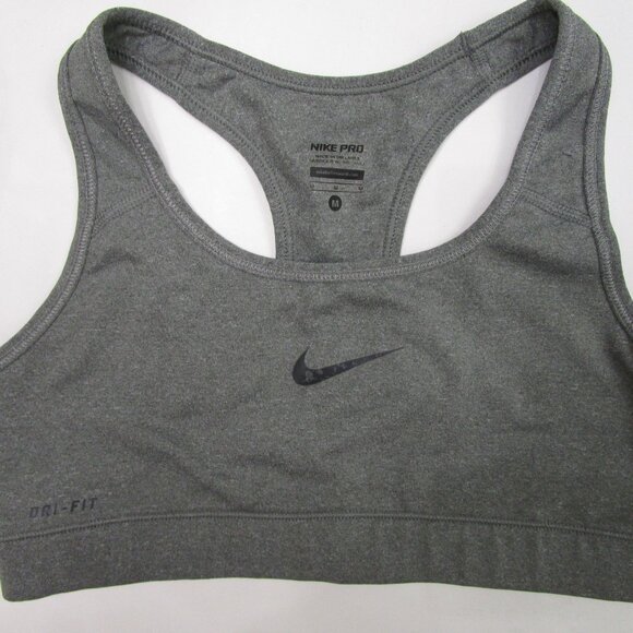 5 Sports Bra Dri Fit Swoosh Pro Racer Back Foam Insert Cups Medium - Picture 4 of 10
